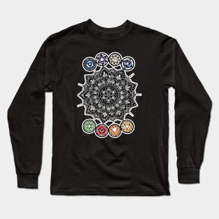 Chakra Center Mandala Long Sleeve T-Shirt